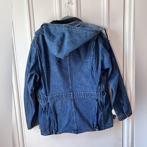 Vintage Polo Ralph Lauren Denim Hunting /Utility/Chore Jacket Size Large Pockets - Picture 6 of 16